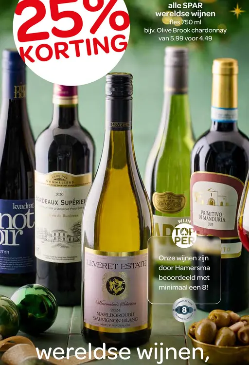 Aanbieding: SPAR wereldse wijnen