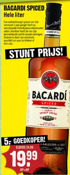 Aanbieding: Bacardi spiced