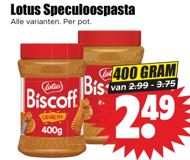 Aanbieding: Speculoospasta