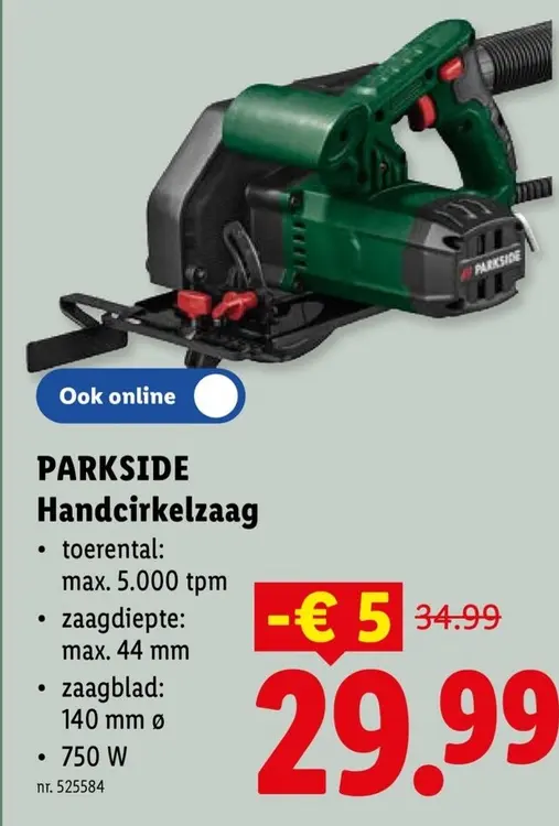 Promotie: Handcirkelzaag