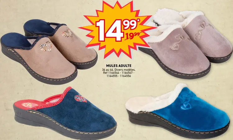 Offre: Mules adulte