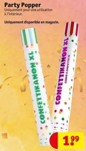 Offre: Party Popper