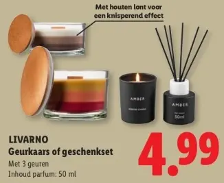Aanbieding: Geurkaars of geschenkset