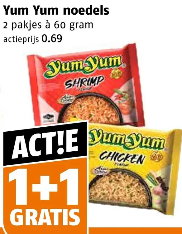 Aanbieding: Noodles en mie