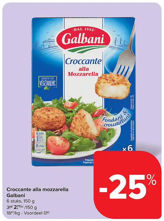 Aanbieding: Croccante alla mozzarella