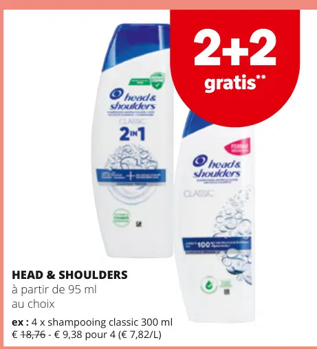 Offre: Head & shoulders