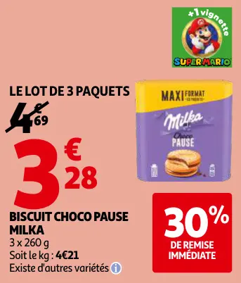 Promotie: Biscuit choco pause