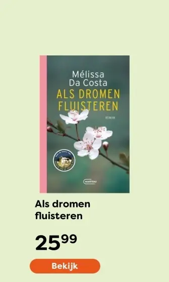 Aanbieding: Boek - Als dromen fluisteren