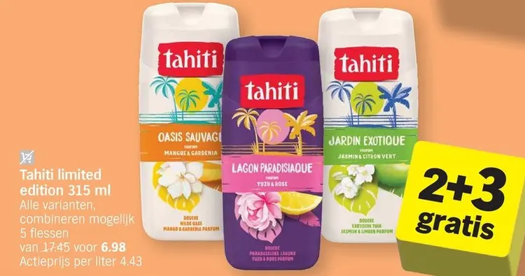 Promotie: Limited edition douchegel