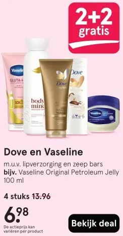 Aanbieding: Dove en Vaseline