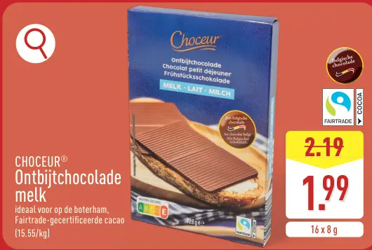 Promotie: Ontbijtchocolade melk