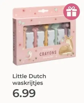 Aanbieding: Little Dutch waskrijtjes