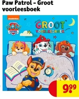 Aanbieding: Paw Patrol - Groot voorleesboek