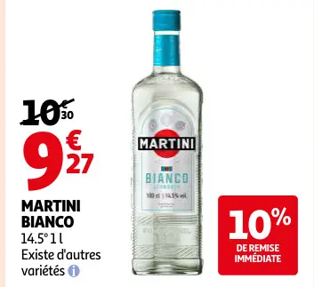 Offre: Martini bianco
