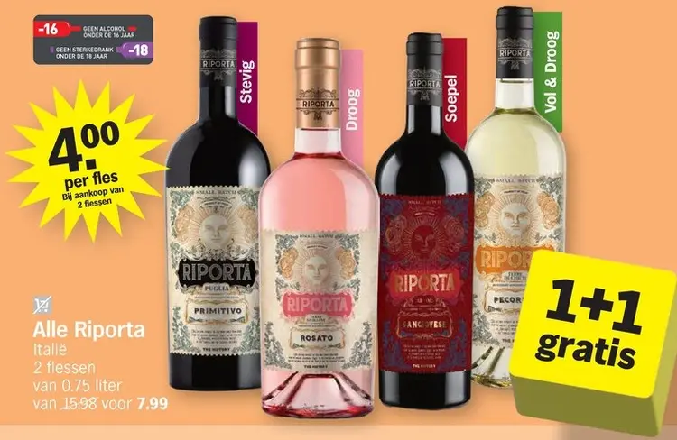 Promotie: Riporta Wijn