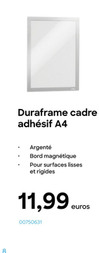 Offre: Duraframe cadre adhésif A4