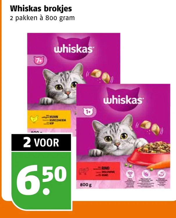 Aanbieding: Whiskas brokjes