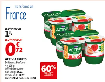Aanbieding: Activia fruits