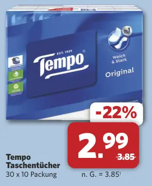 Aanbieding: Taschentücher