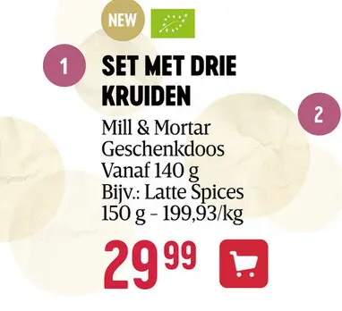 Promotie: Set met drie kruiden