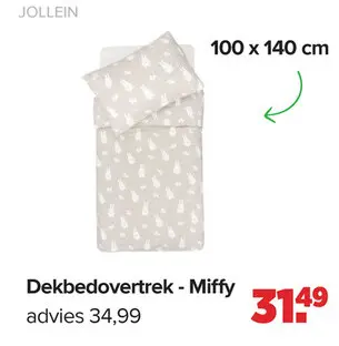 Promotie: Dekbedovertrek - Miffy