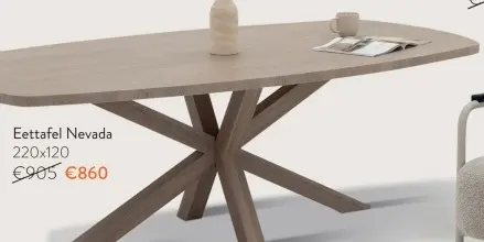 Promotie: Eettafel Nevada