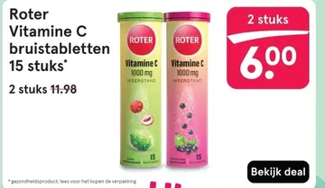 Aanbieding: Roter Vitamine C bruistabletten