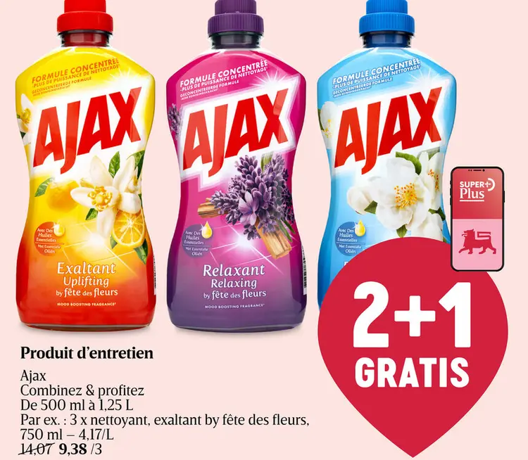 Offre: Produit d'entretien