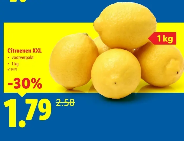 Promotie: Citroenen XXL