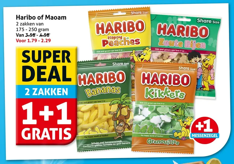 Aanbieding: Haribo of Maoam