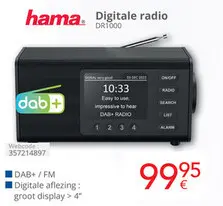 Aanbieding: hama Digitale radio DR1000