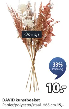 Aanbieding: DAVID kunstboeket