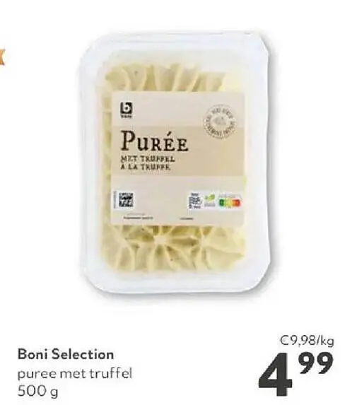 Promotie: Purée met truffel