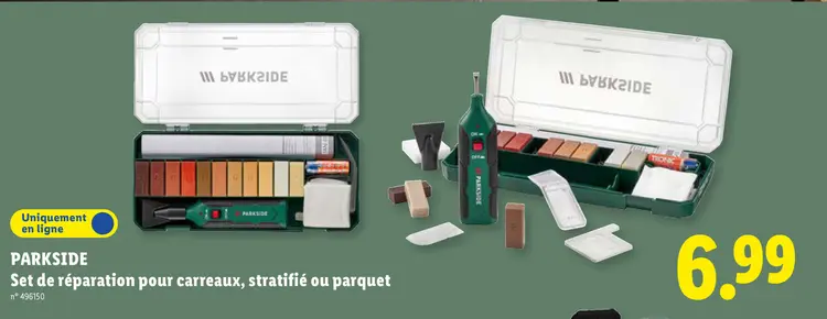Offre: Set de réparation pour carreaux, stratifié ou parquet