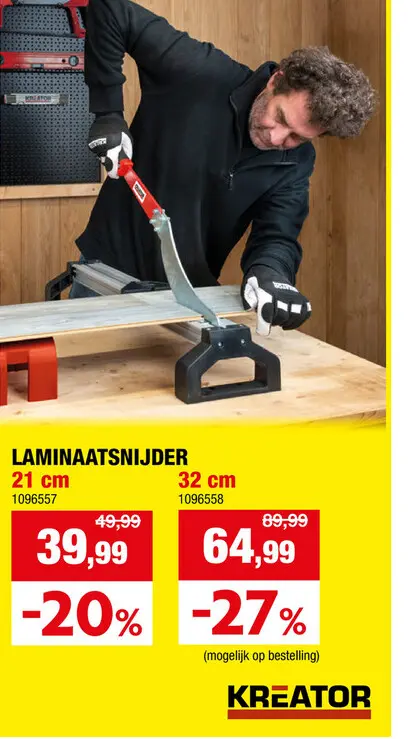 Promotie: Laminaatsnijder