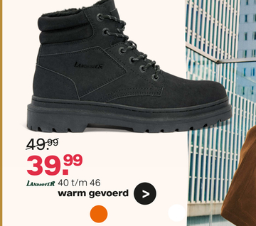 Aanbieding: warm gevoerd