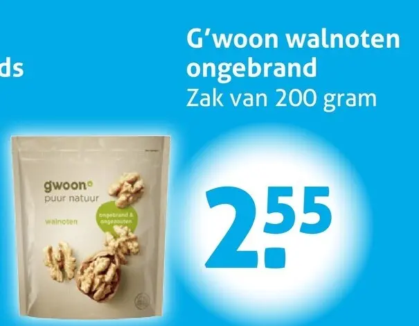 Aanbieding: Walnoten ongebrand