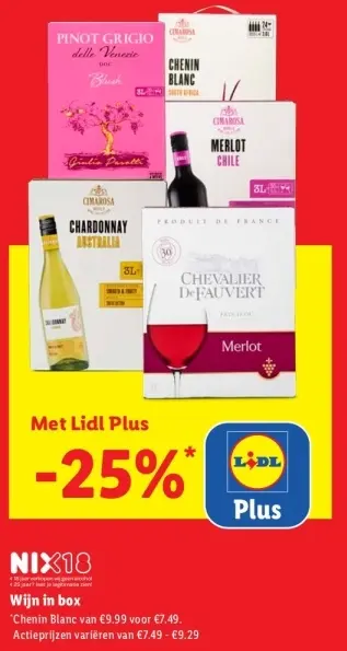 Aanbieding: Wijn in box