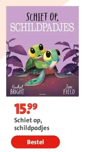 Aanbieding: Boek - Schiet op, schildpadjes