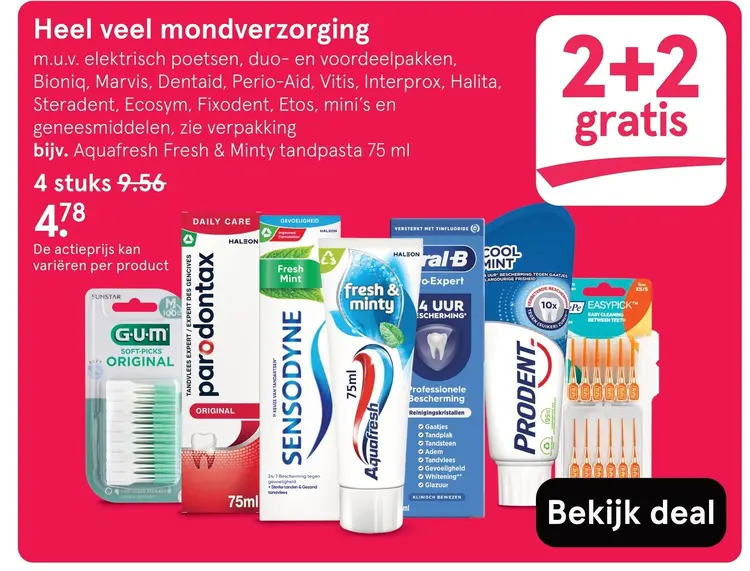 Aanbieding: Heel veel mondverzorging
