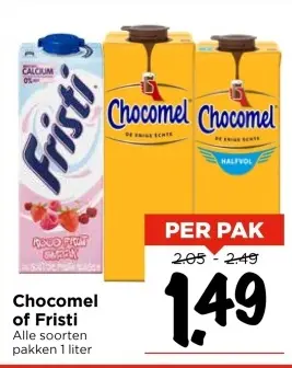 Aanbieding: Chocomel of Fristi