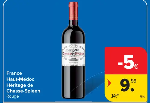 Offre: Héritage de Chasse-Spleen Rouge