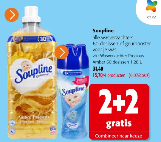 Promotie: Soupline alle wasverzachters