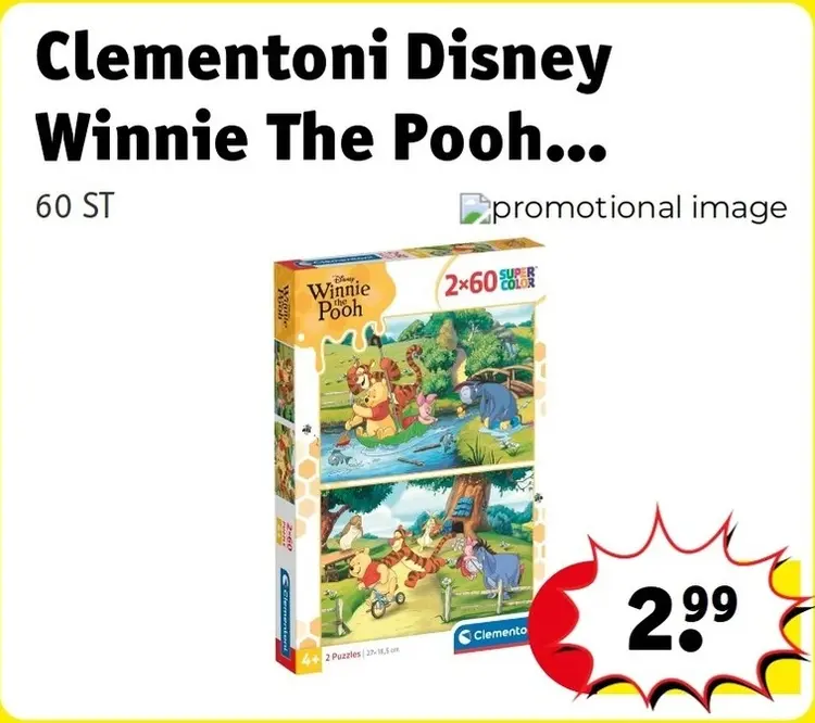 Promotie: Clementoni Disney Winnie The Pooh Puzzel