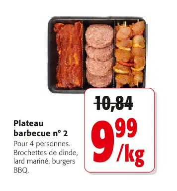 Offre: Plateau barbecue n° 2