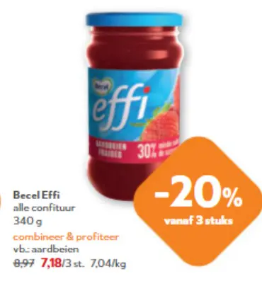 Promotie: Becel Effi alle confituur