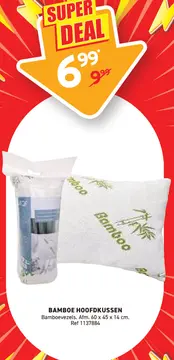 Aanbieding: Bamboe hoofdkussen