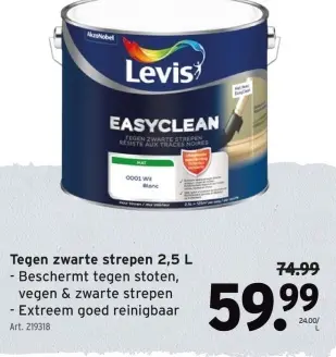 Aanbieding: Levis EASYCLEAN