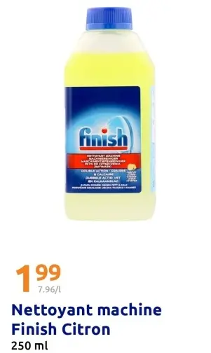 Offre: Nettoyant machine Finish Citron