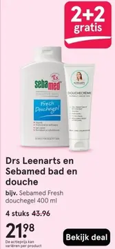Aanbieding: Drs Leenarts en Sebamed bad en douche
